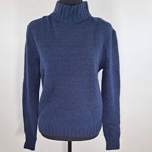 J. Crew Navy Blue Turtleneck Sweater